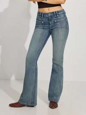 Garage Low Rise Flare Jeans